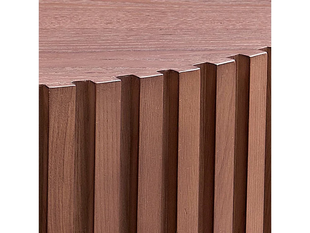 Couchtisch Wohnzimmertisch in Walnussfarben 80 cm breit