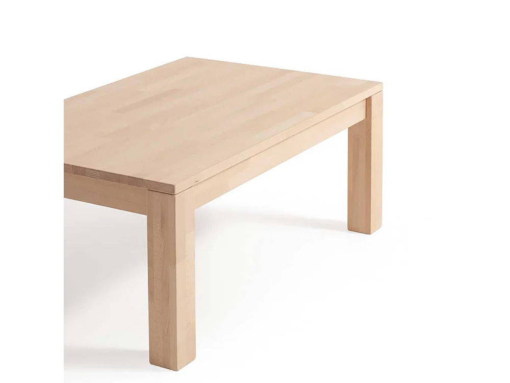 Wohnzimmertisch aus Buche Massivholz 45 cm hoch