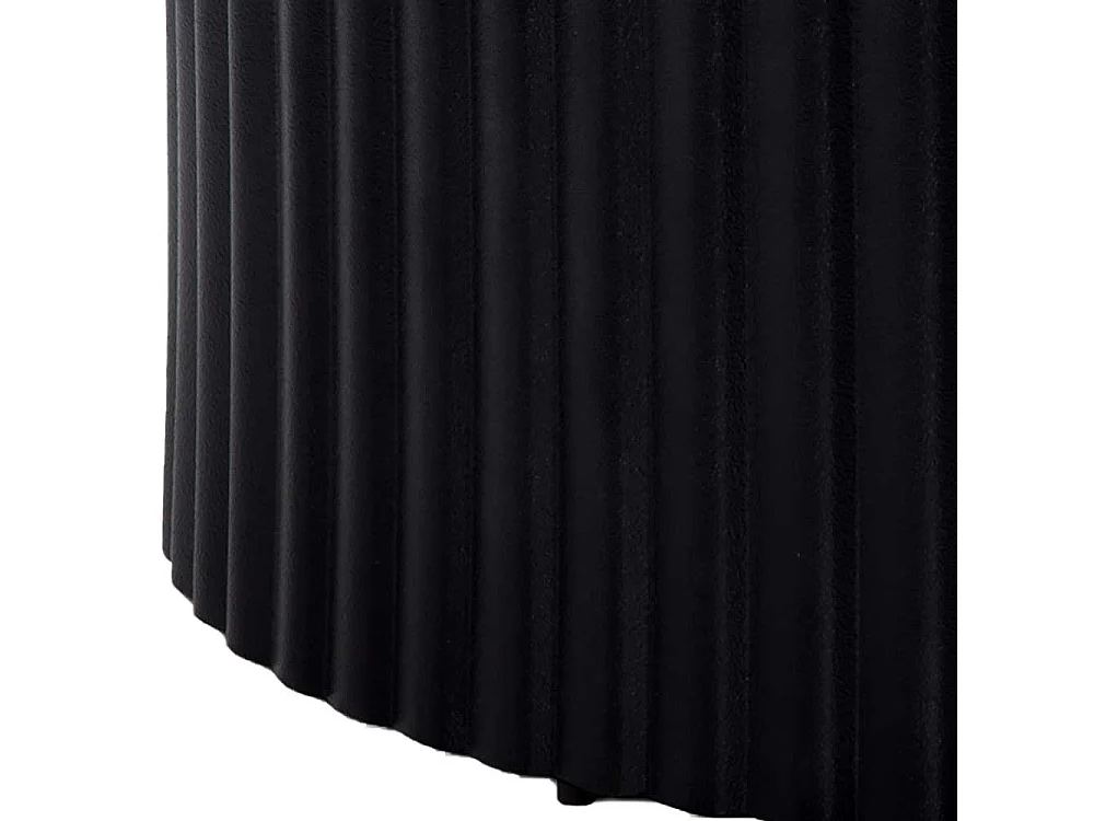 Couchtisch Designtisch in runder Form - Schwarz