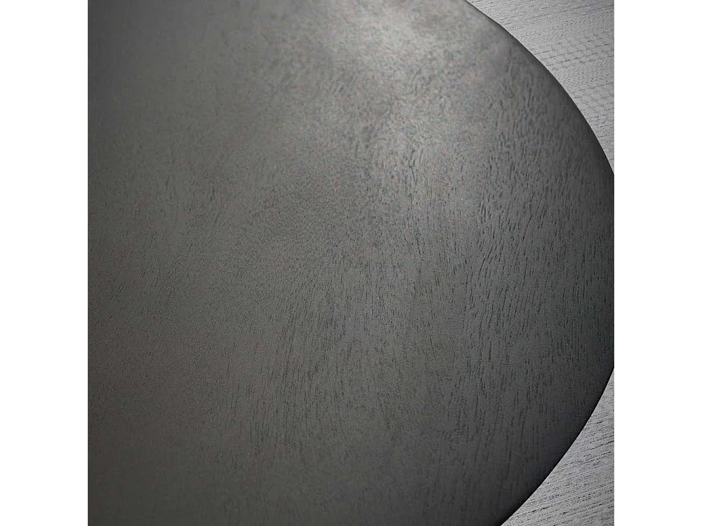 Couchtisch aus Mangobaum Massivholz Schwarz