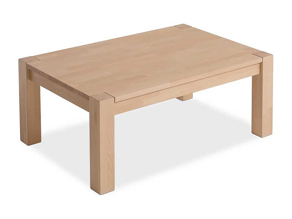 Wohnzimmer Tisch aus Buche Massivholz 45 cm hoch