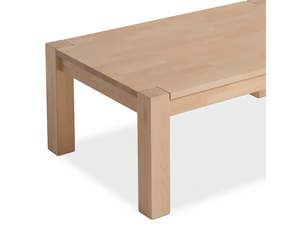 Wohnzimmer Tisch aus Buche Massivholz 45 cm hoch