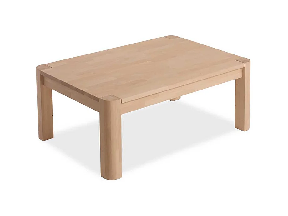 Echtholztisch für Wohnzimmer Buche massiv geölt