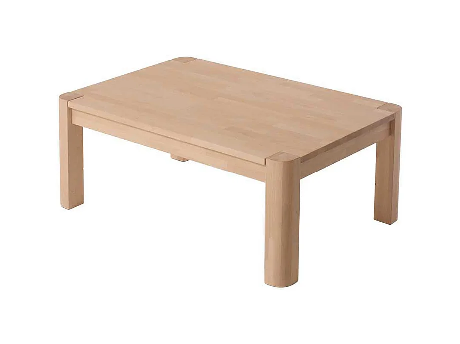 Echtholztisch für Wohnzimmer Buche massiv geölt