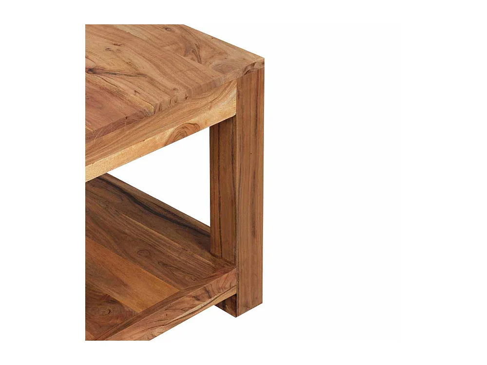 Couchtisch aus Akazie Massivholz 60 cm