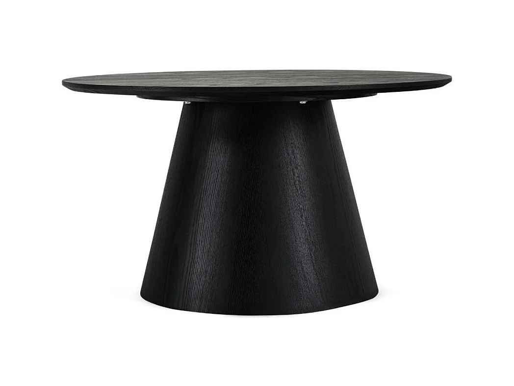 Esstisch Tisch in runder Form echtholzfurniert