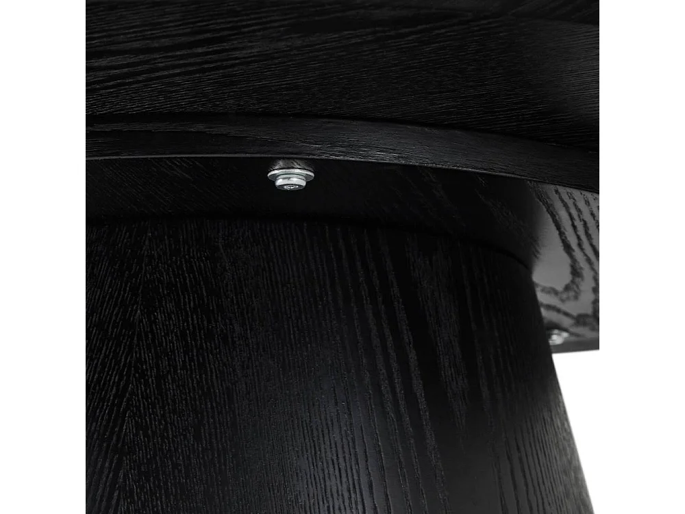 Esstisch Tisch in runder Form echtholzfurniert