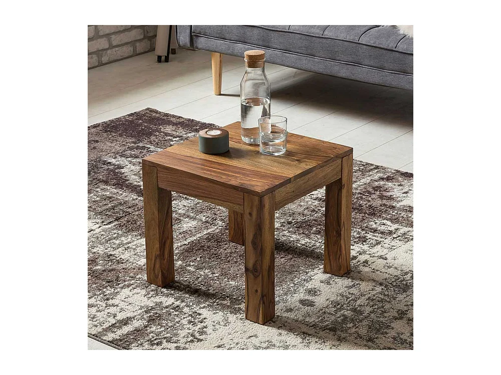 Holztisch Massiv aus Sheesham Massivholz handgearbeitet