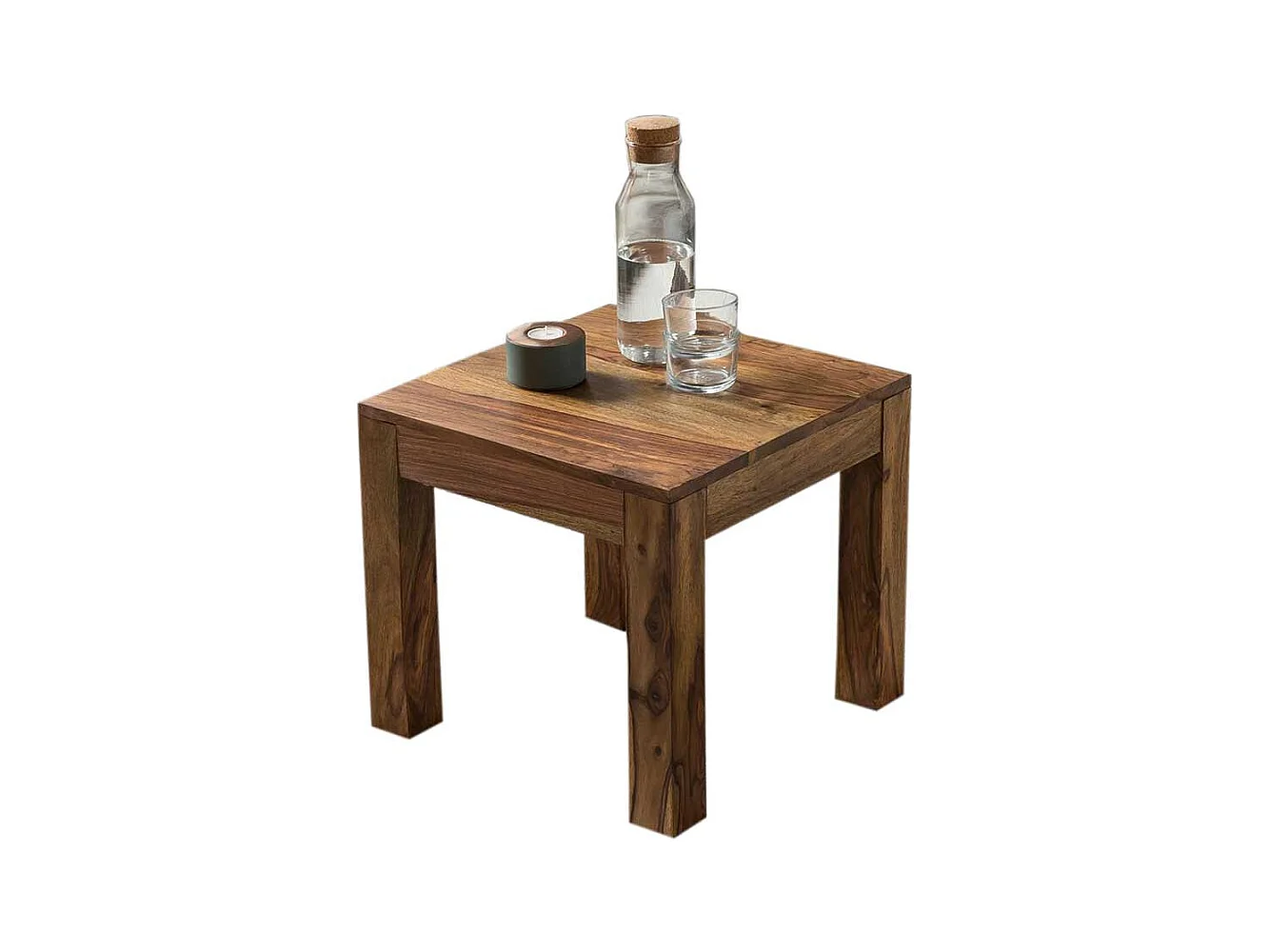 Holztisch Massiv aus Sheesham Massivholz handgearbeitet