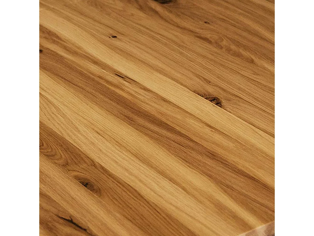 Holz Couchtisch aus Wildeiche Massivholz geölt