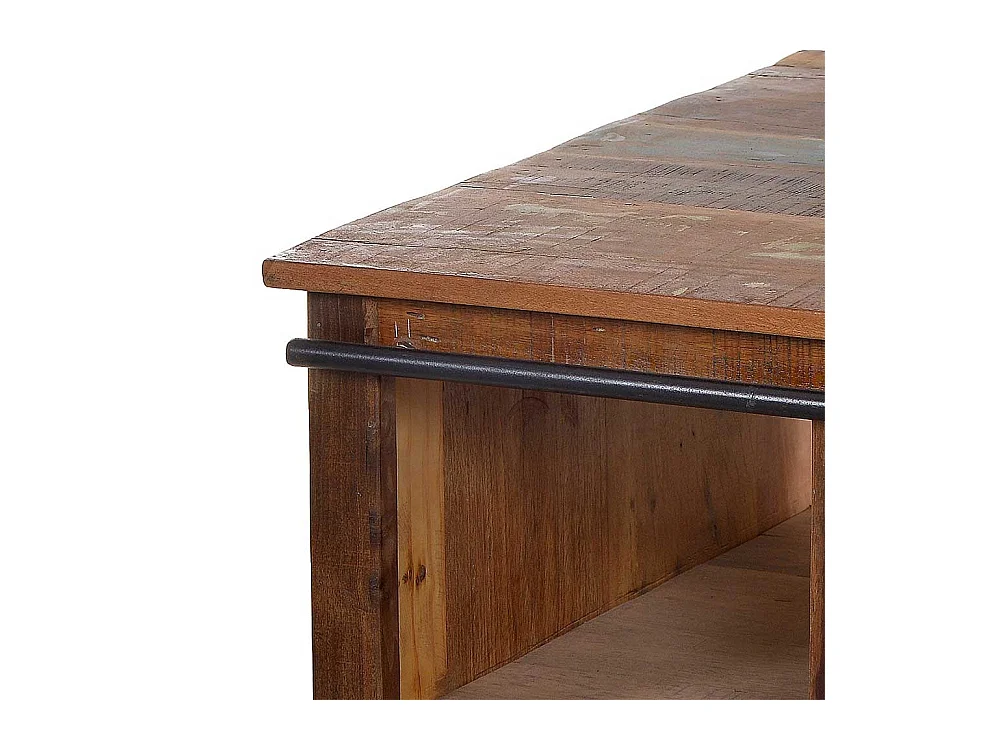 Wohnzimmertisch mit Schiebetür Shabby Chic