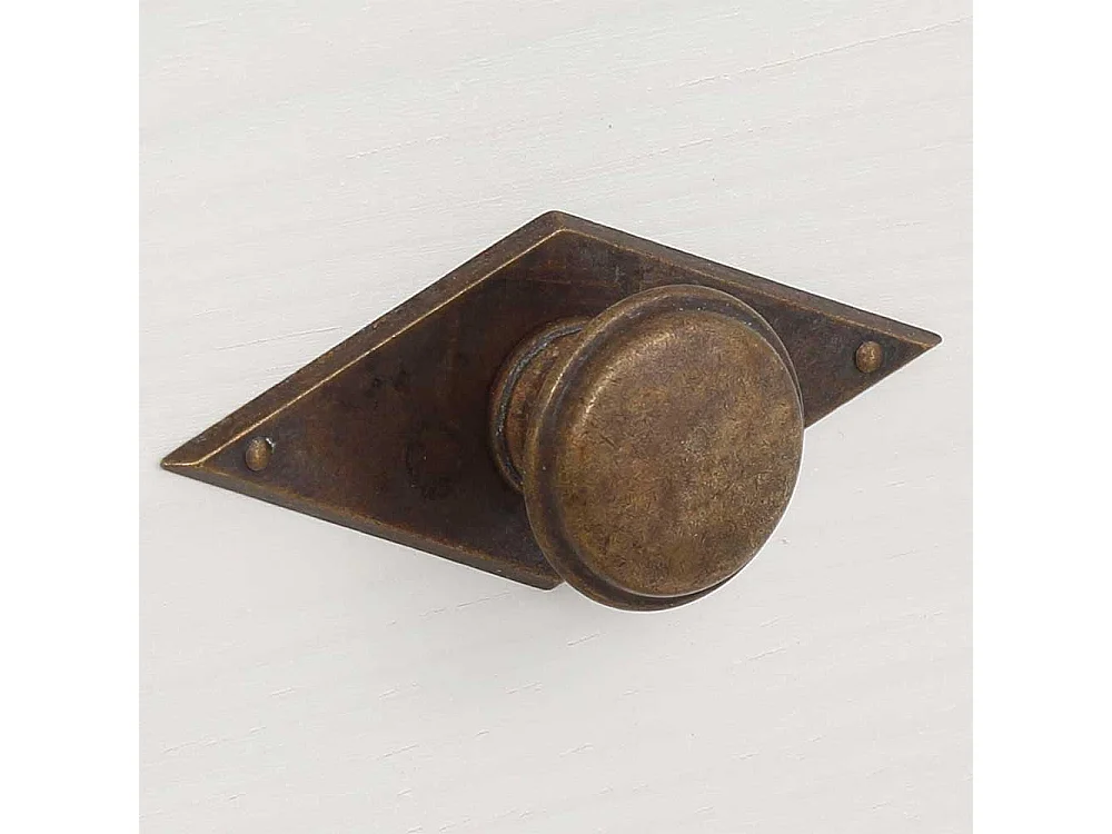 Wohnzimmer Beitisch in Weiß Kiefer Massivholz