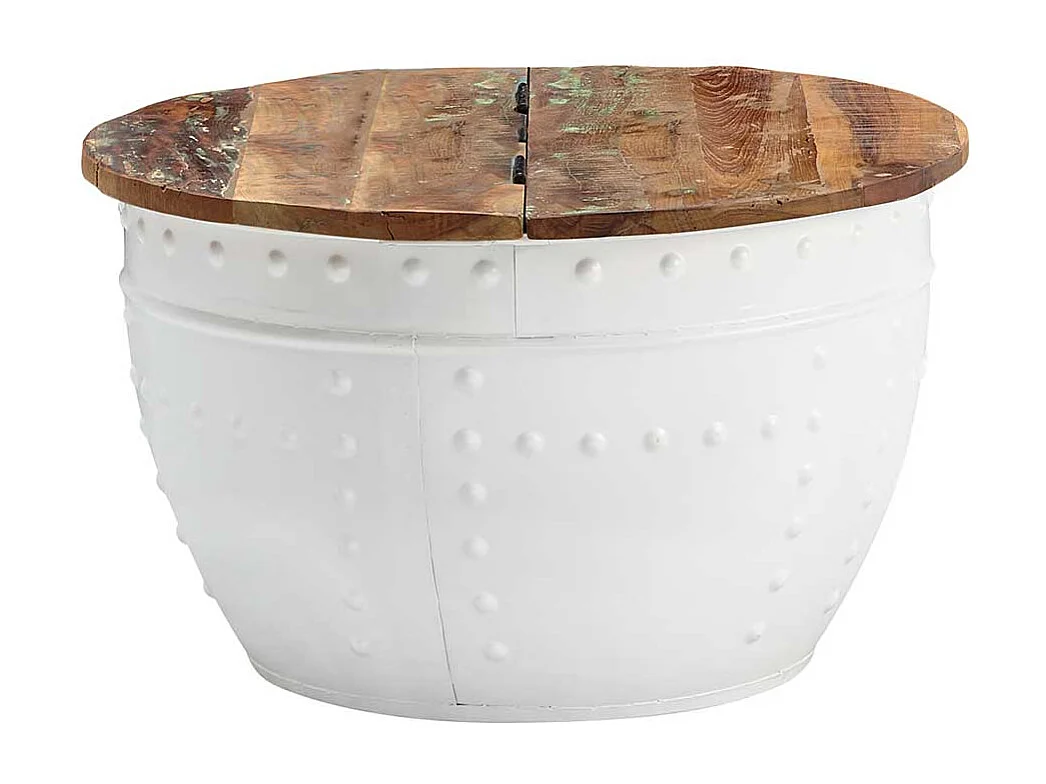 Couchtruhe mit klappbarer Tischplatte Industrie und Loft Stil