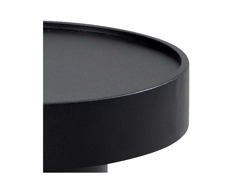 Designercouchtisch Sofatisch in Schwarz aus Metall