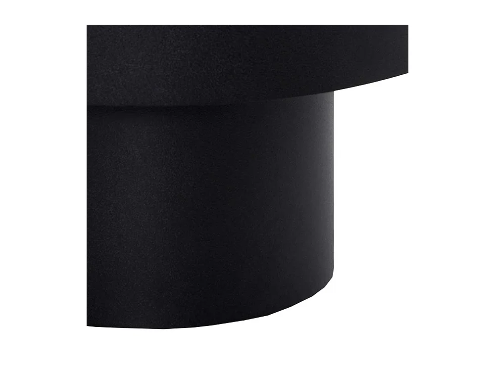 Designercouchtisch Sofatisch in Schwarz aus Metall