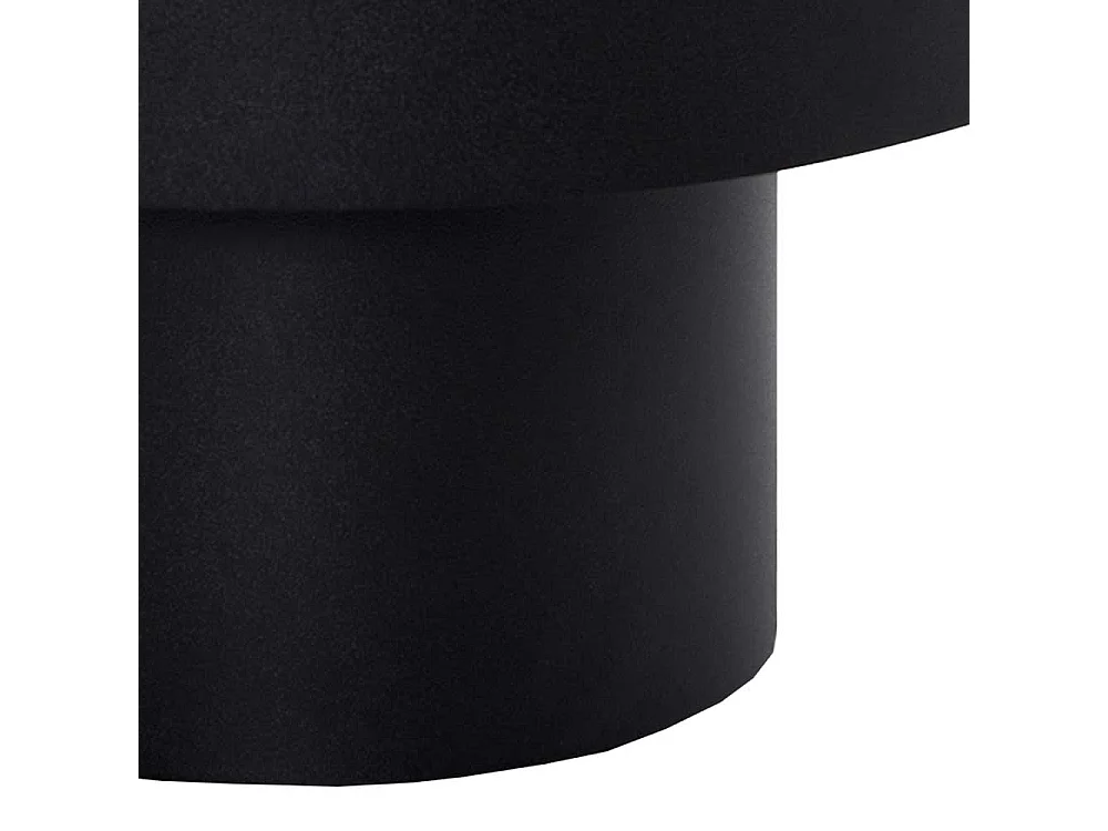 Designercouchtisch Sofatisch in Schwarz aus Metall