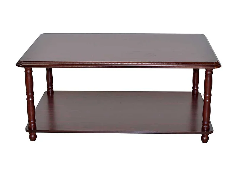 Günstiger Couchtisch in Kirschbaumfarben klassischen Stil