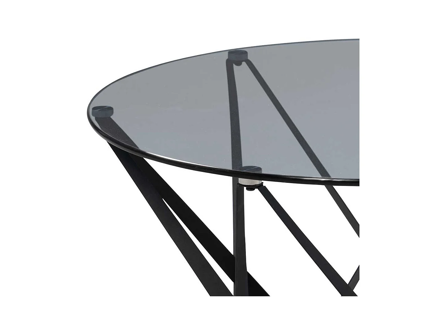 Couchtisch Glastisch aus Sicherheitsglas und Metall