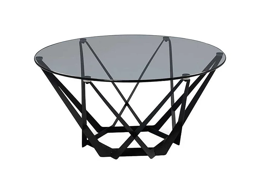 Couchtisch Glastisch aus Sicherheitsglas und Metall