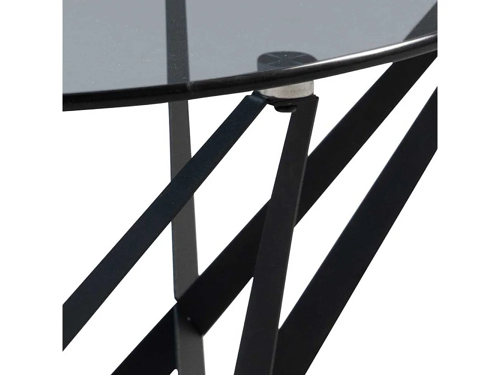 Couchtisch Glastisch aus Sicherheitsglas und Metall