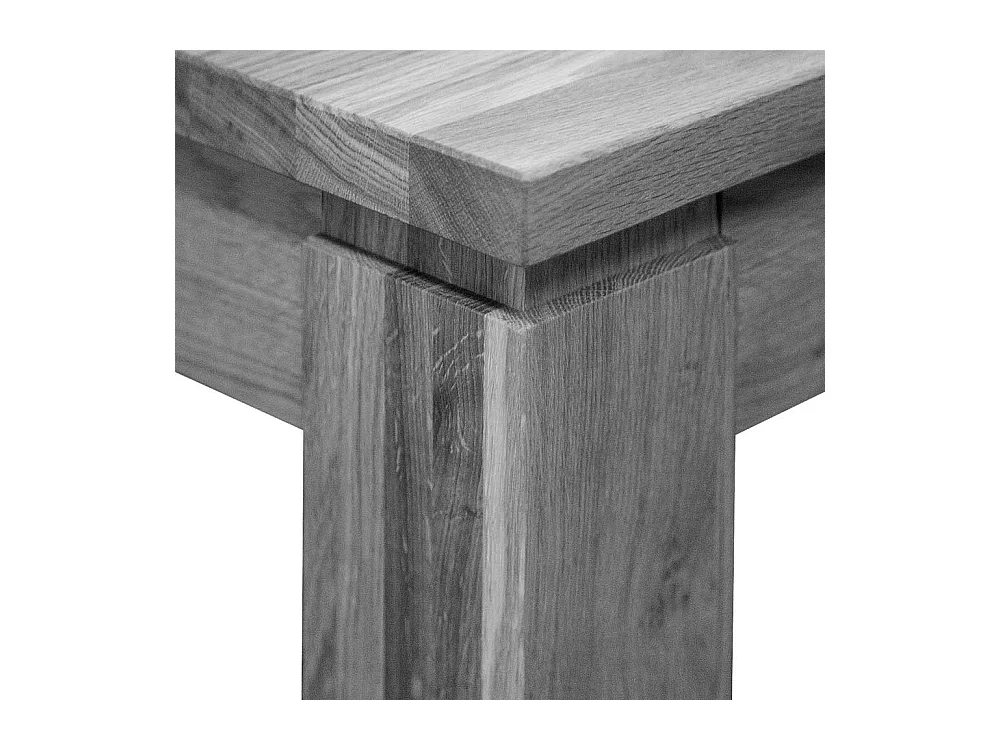 Wohnzimmertisch aus Wildeiche Massivholz 60 cm