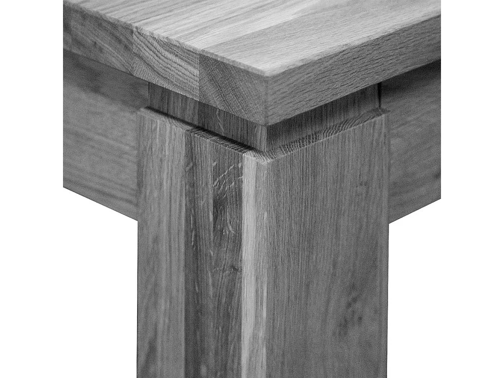 Wohnzimmertisch aus Wildeiche Massivholz 60 cm