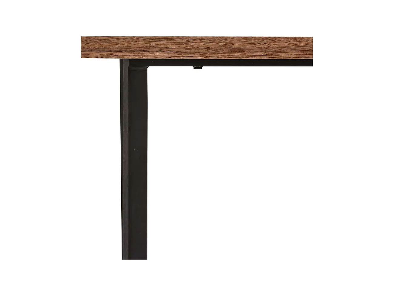 Sofatisch in Walnussfarben furniert Retrostil