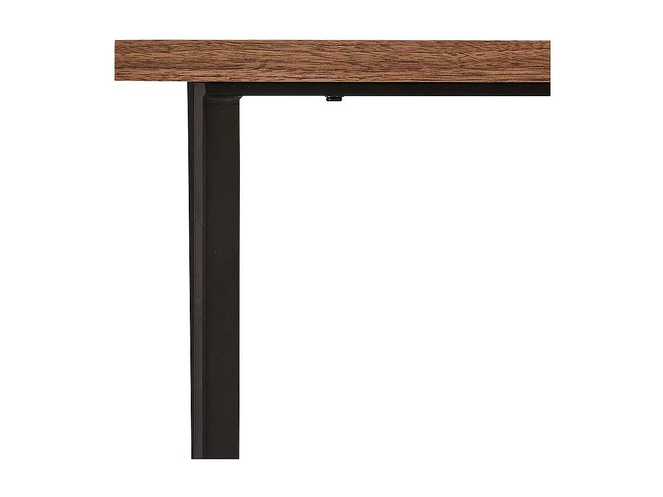 Sofatisch in Walnussfarben furniert Retrostil