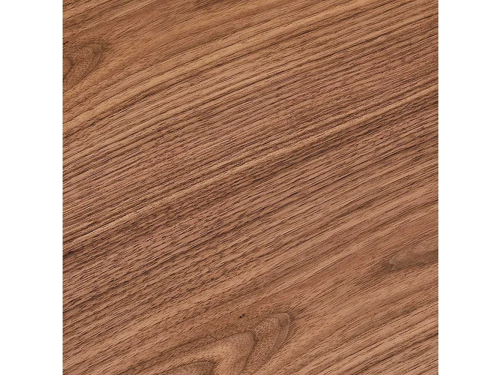 Sofatisch in Walnussfarben furniert Retrostil