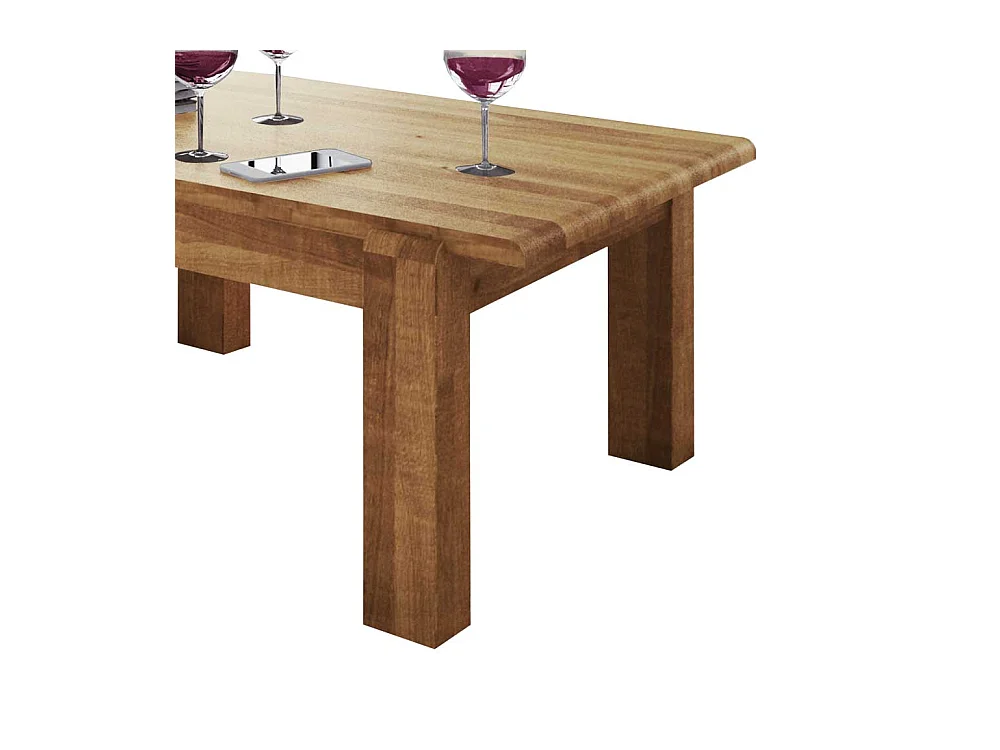 Sofatisch aus Wildeiche Massivholz Landhausstil