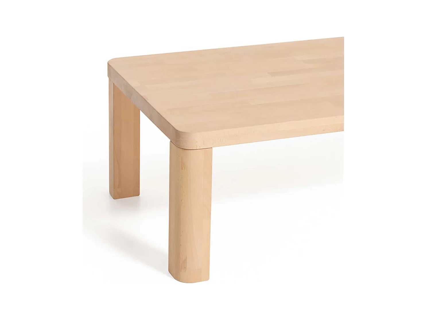 Wohnzimmer Holztisch aus Buche Massivholz geölt