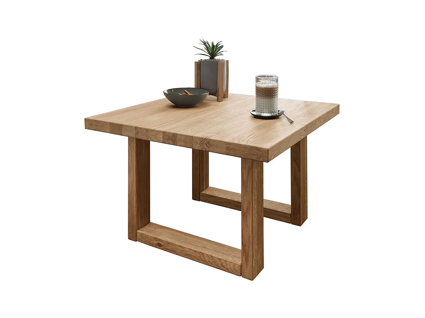 Couchtisch aus Wildeiche Massivholz geölt