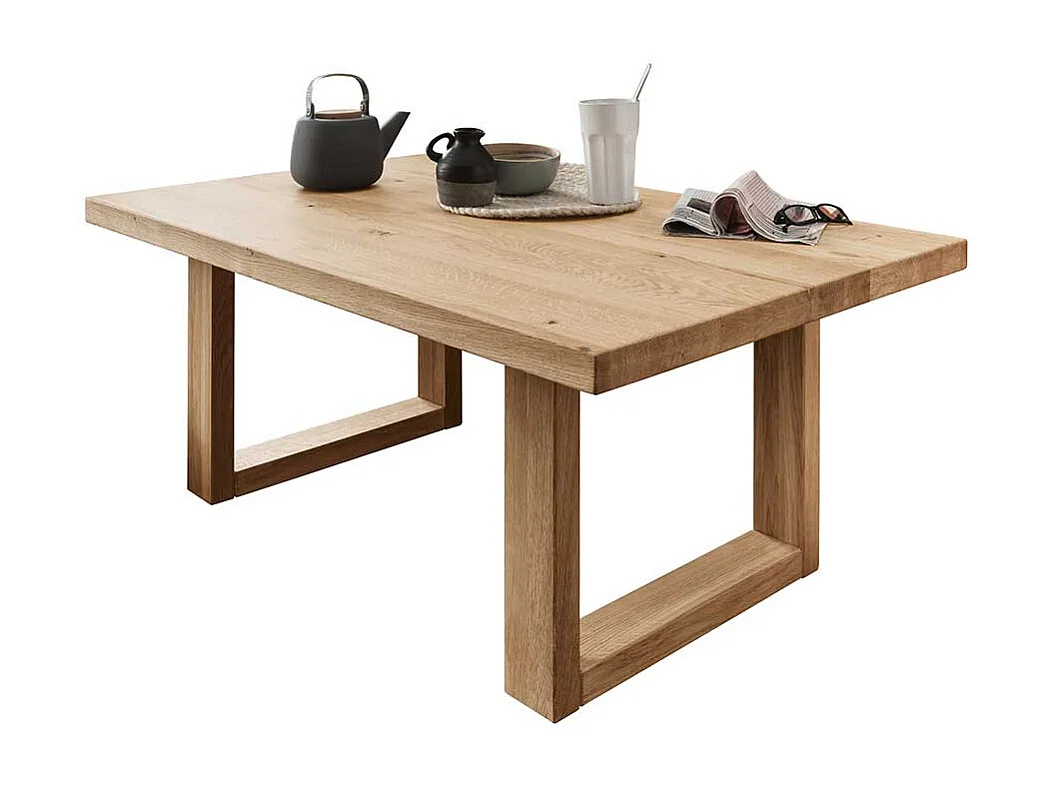 Couchtisch aus Wildeiche Massivholz geölt
