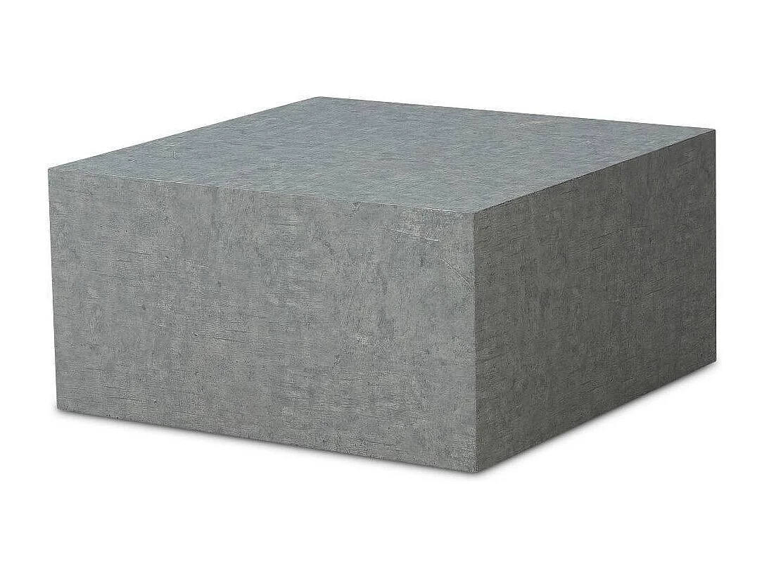Couchtisch Sofatisch in Beton Grau und quadratischer Form