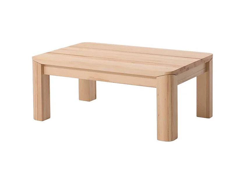 Sofatisch aus Kernbuche Massivholz 45 cm hoch