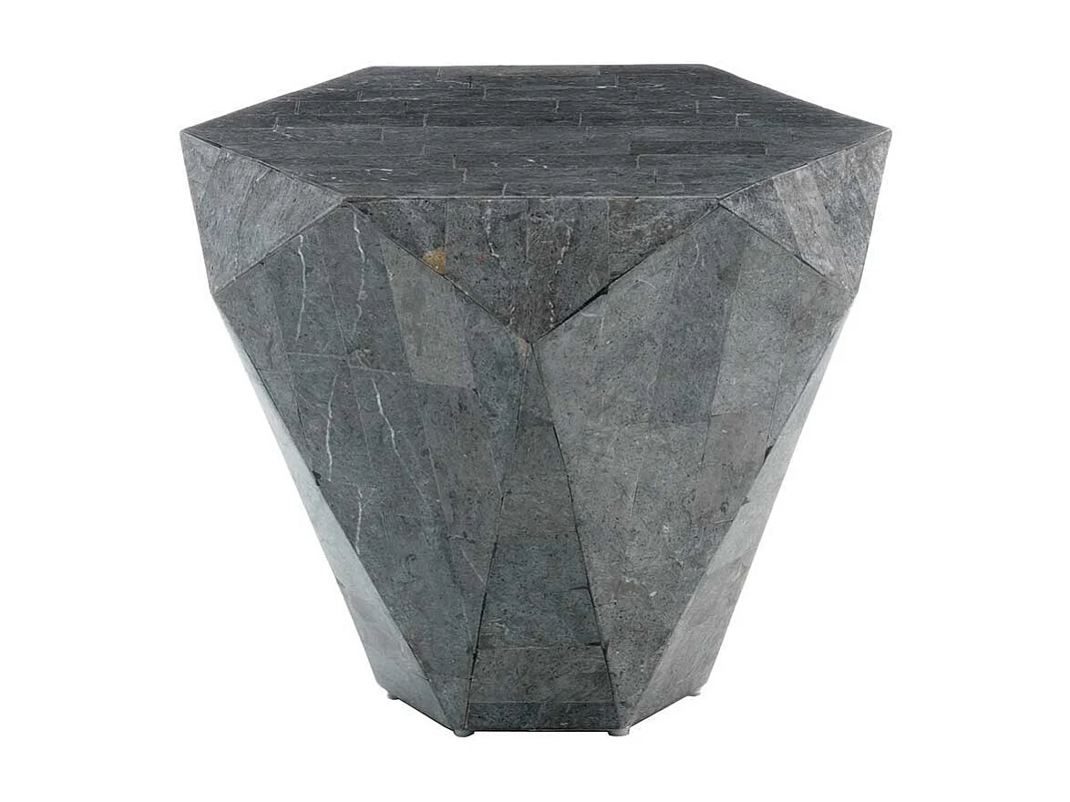 Stein Couchtisch in Grau modern