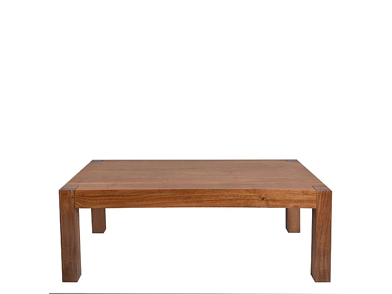 Wohnzimmertisch aus Akazie Massivholz rustikalen Landhausstil