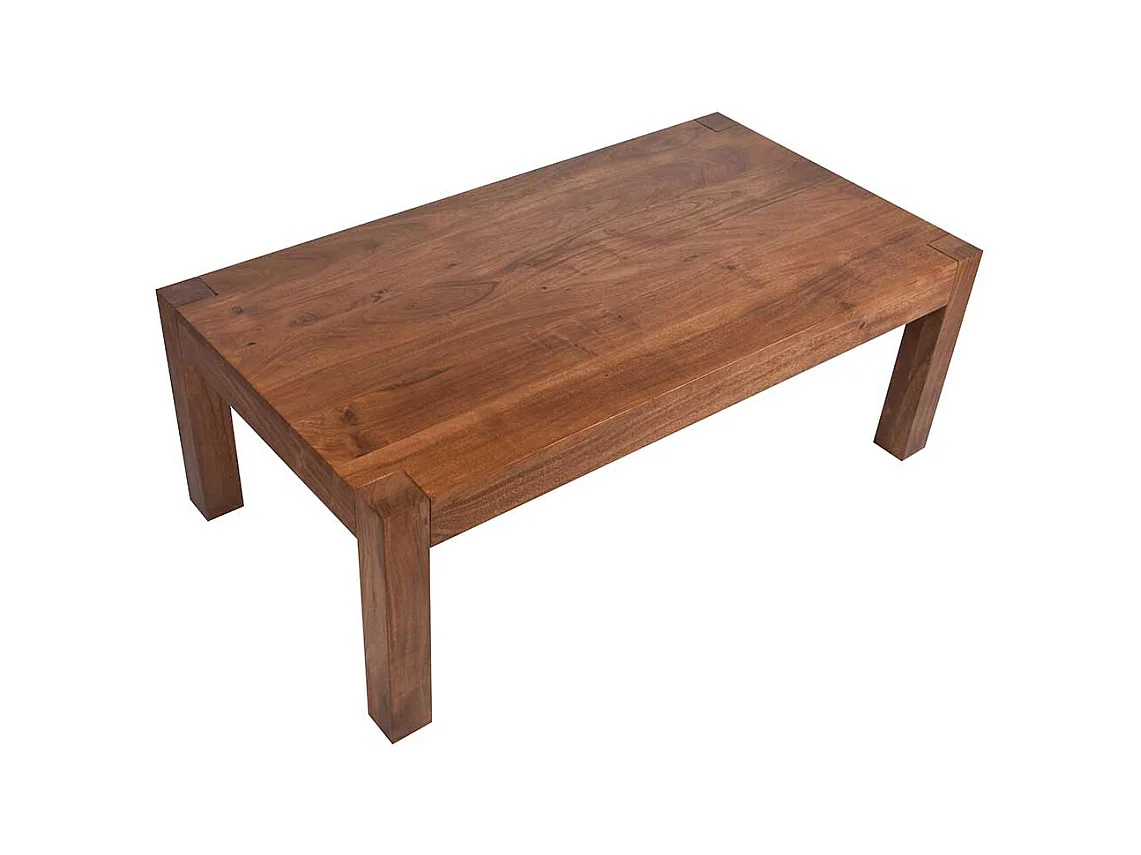 Wohnzimmertisch aus Akazie Massivholz rustikalen Landhausstil