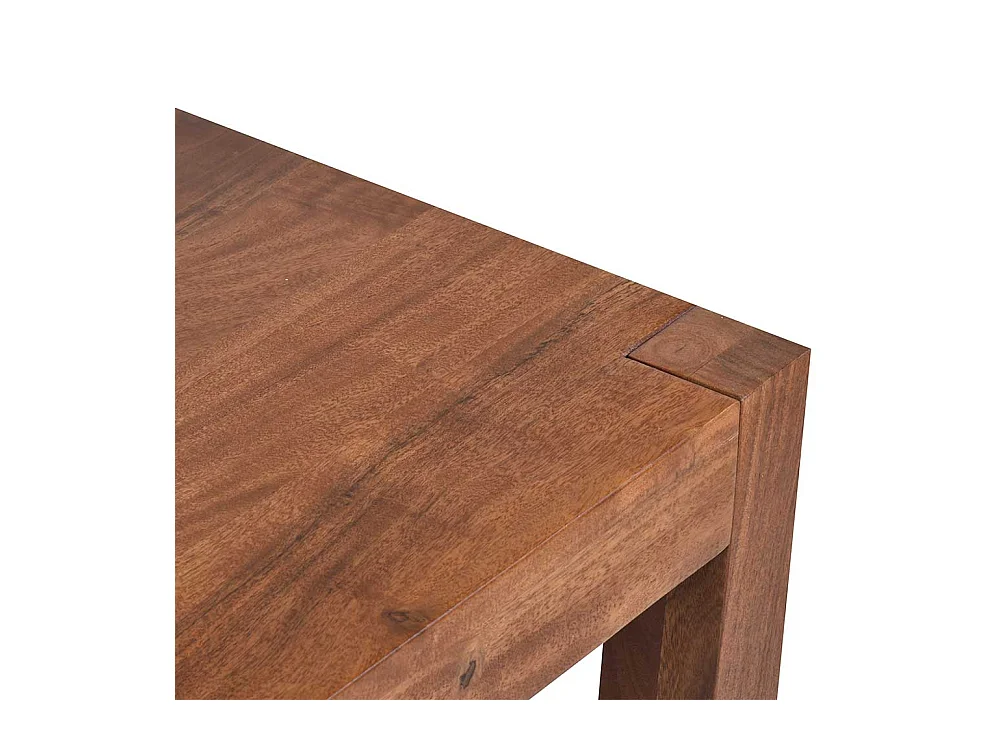 Wohnzimmertisch aus Akazie Massivholz rustikalen Landhausstil