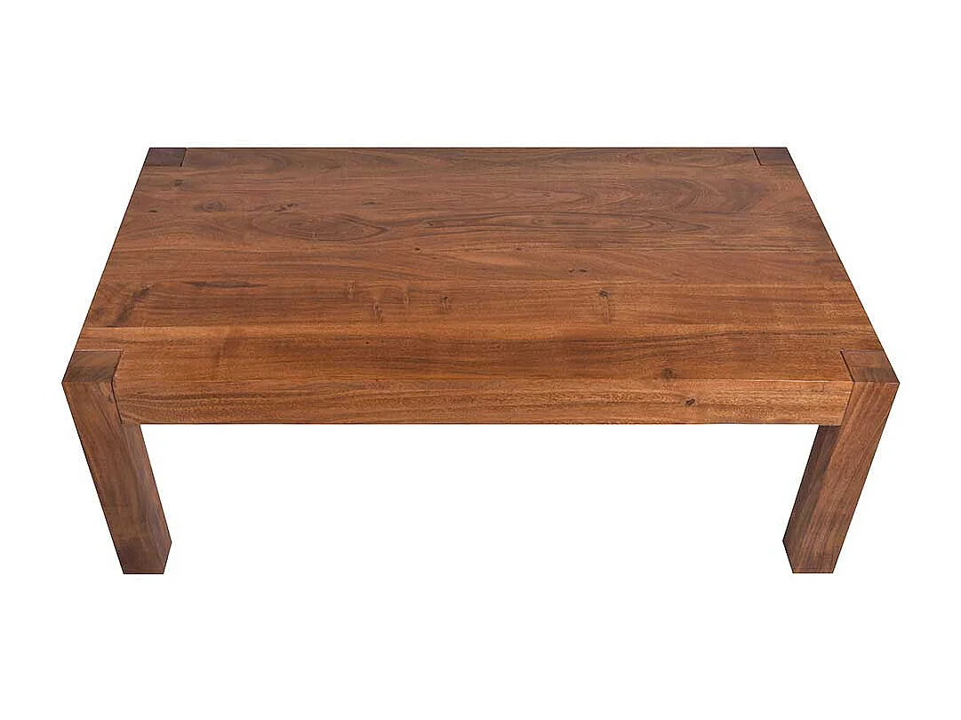 Wohnzimmertisch aus Akazie Massivholz rustikalen Landhausstil