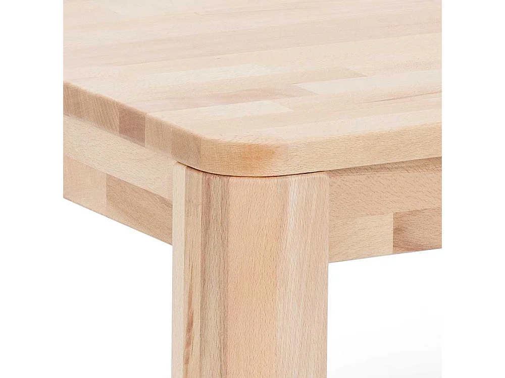 Massivholz Couchtisch aus Kernbuche geölt 45 cm hoch