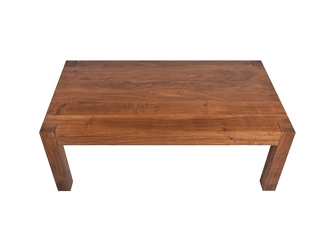 Wohnzimmertisch aus Akazie Massivholz rustikalen Landhausstil