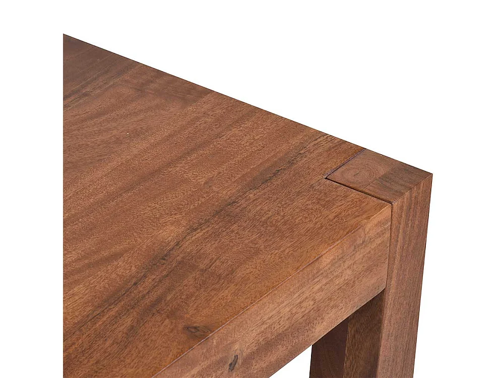 Wohnzimmertisch aus Akazie Massivholz rustikalen Landhausstil