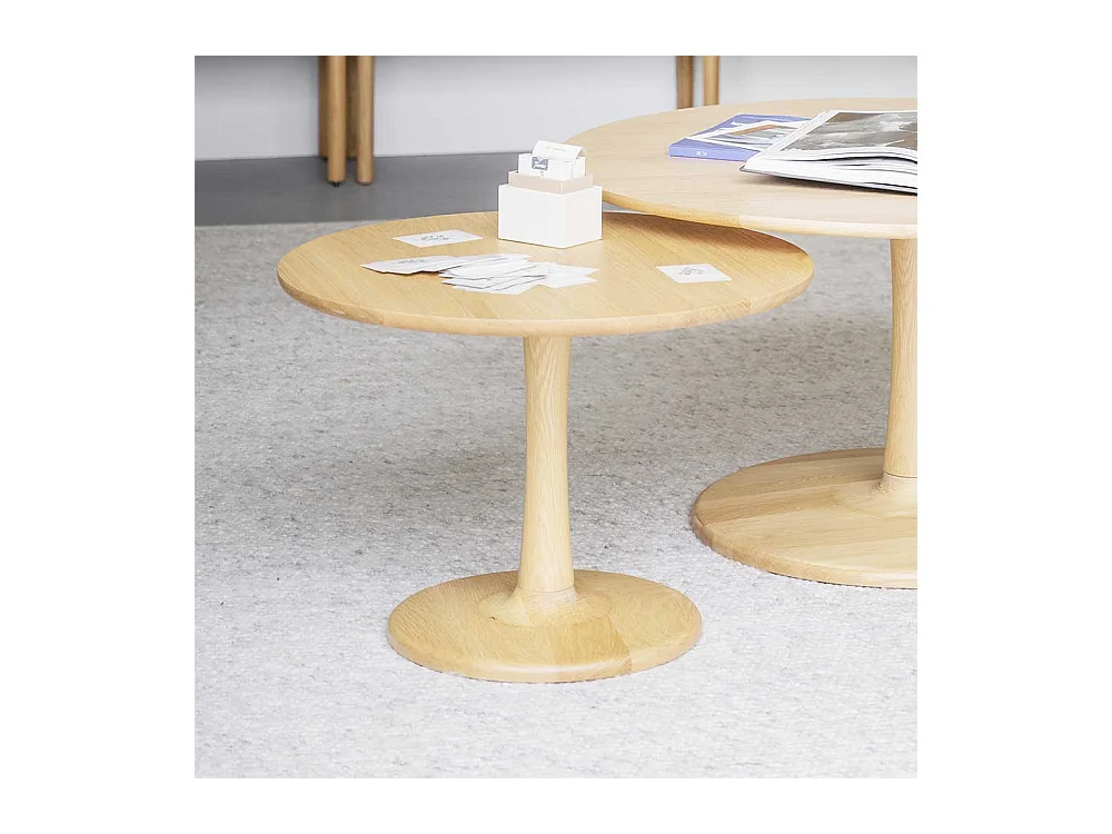 Couchtisch Sofatisch in Eichefarben im Retrostil