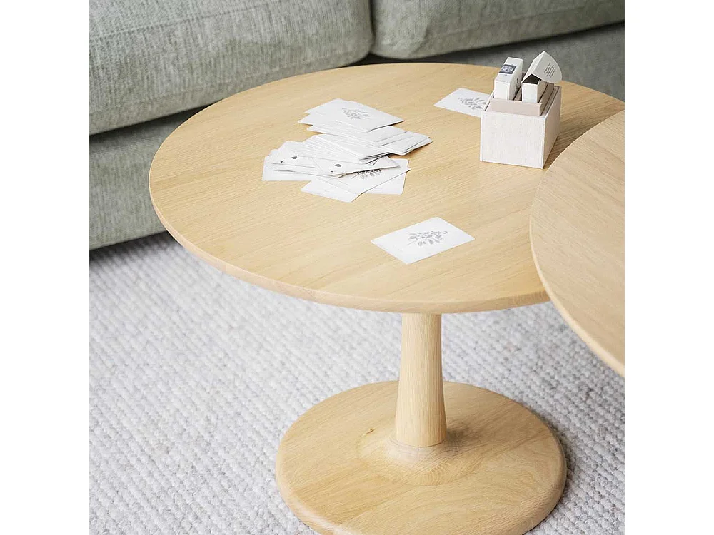 Couchtisch Sofatisch in Eichefarben im Retrostil