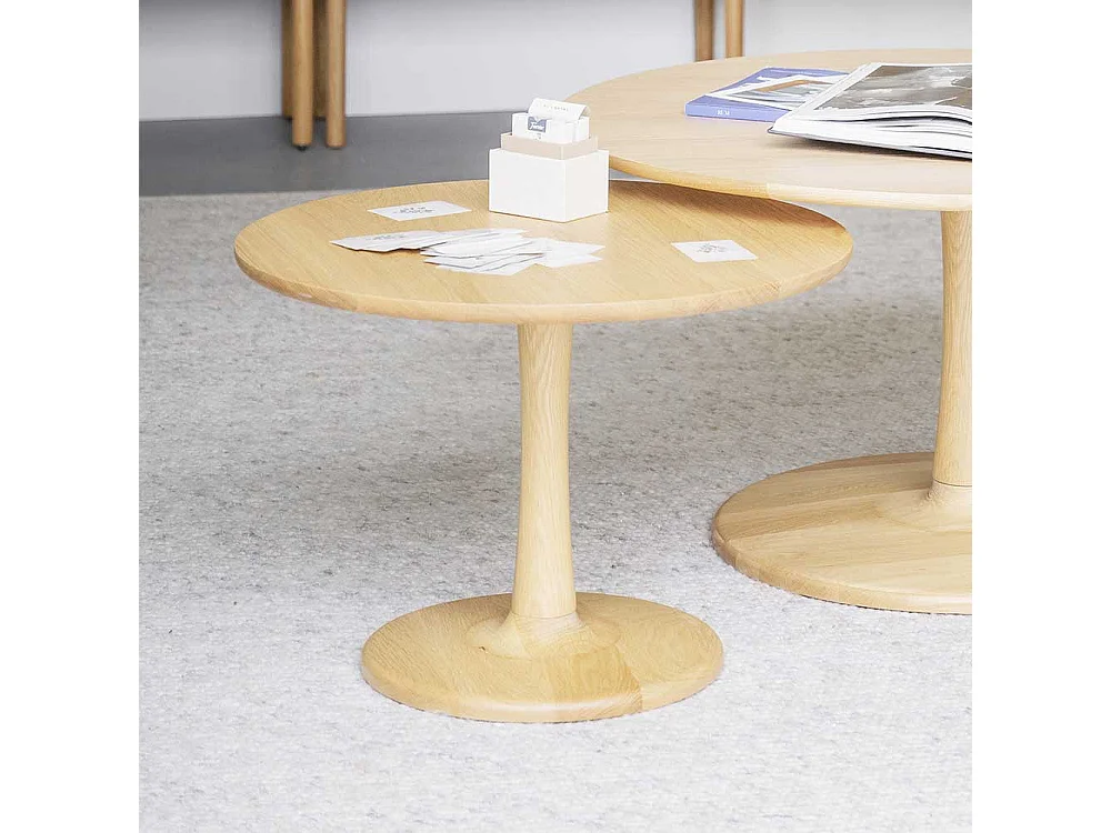 Couchtisch Sofatisch in Eichefarben im Retrostil