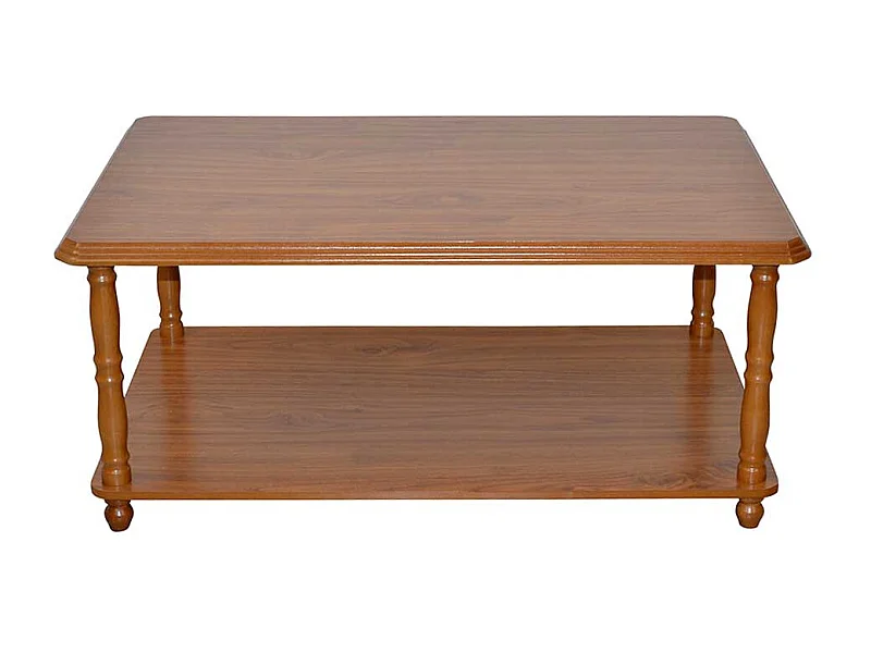 Klassischer Sofatisch in Eichefarben Gestell gedrechselt