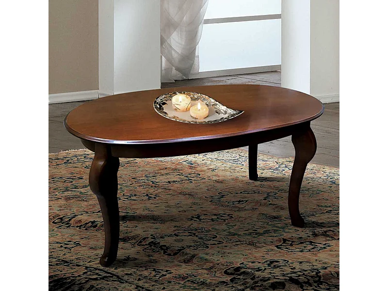 Wohnzimmer Couchtisch im italienischen Design oval