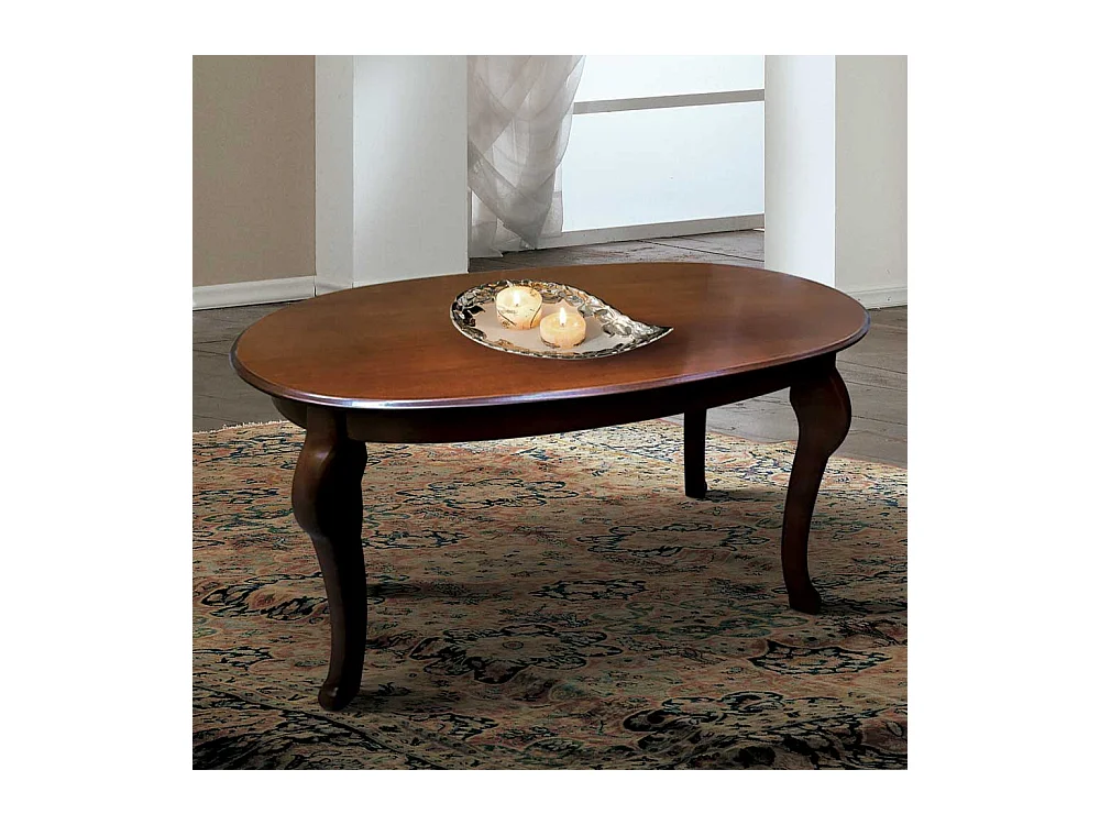 Wohnzimmer Couchtisch im italienischen Design oval