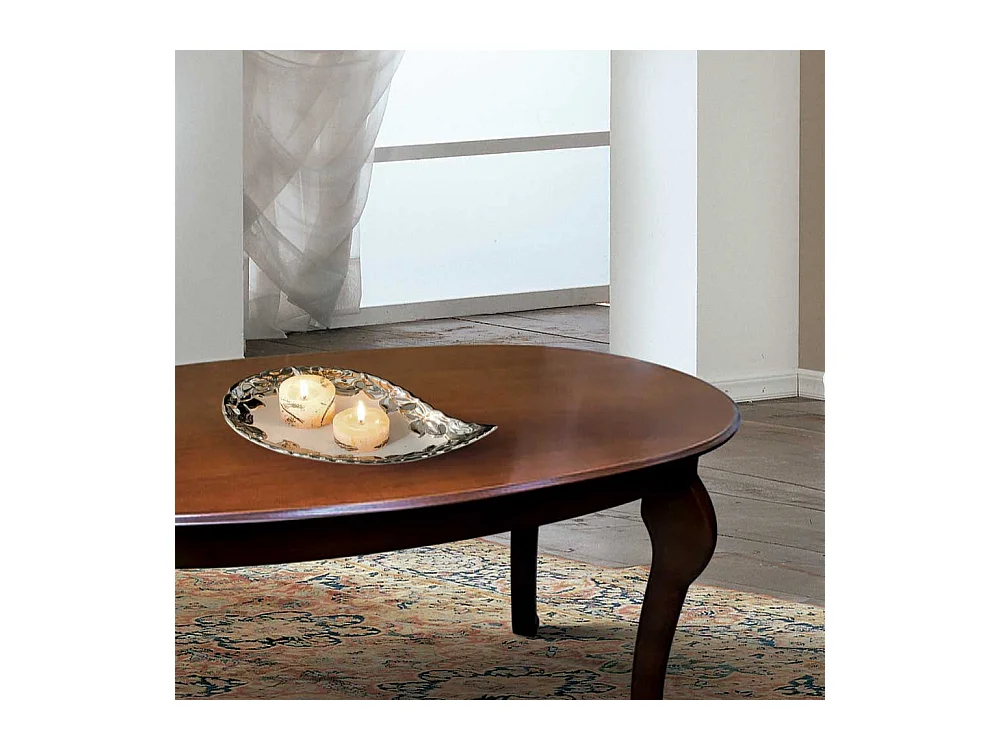 Wohnzimmer Couchtisch im italienischen Design oval